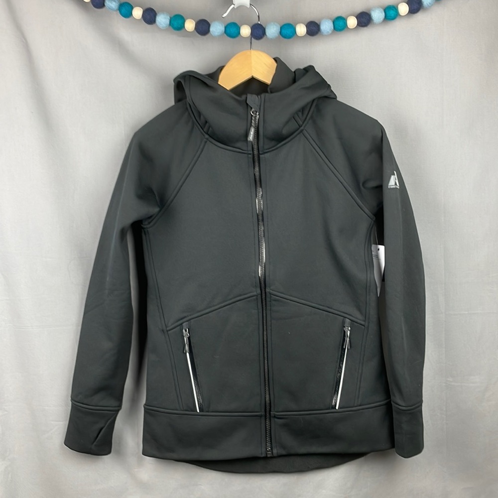 NWT Eddie Bauer FirstAscent Size XS Outpace Storm Fleece Collection Black Jacket